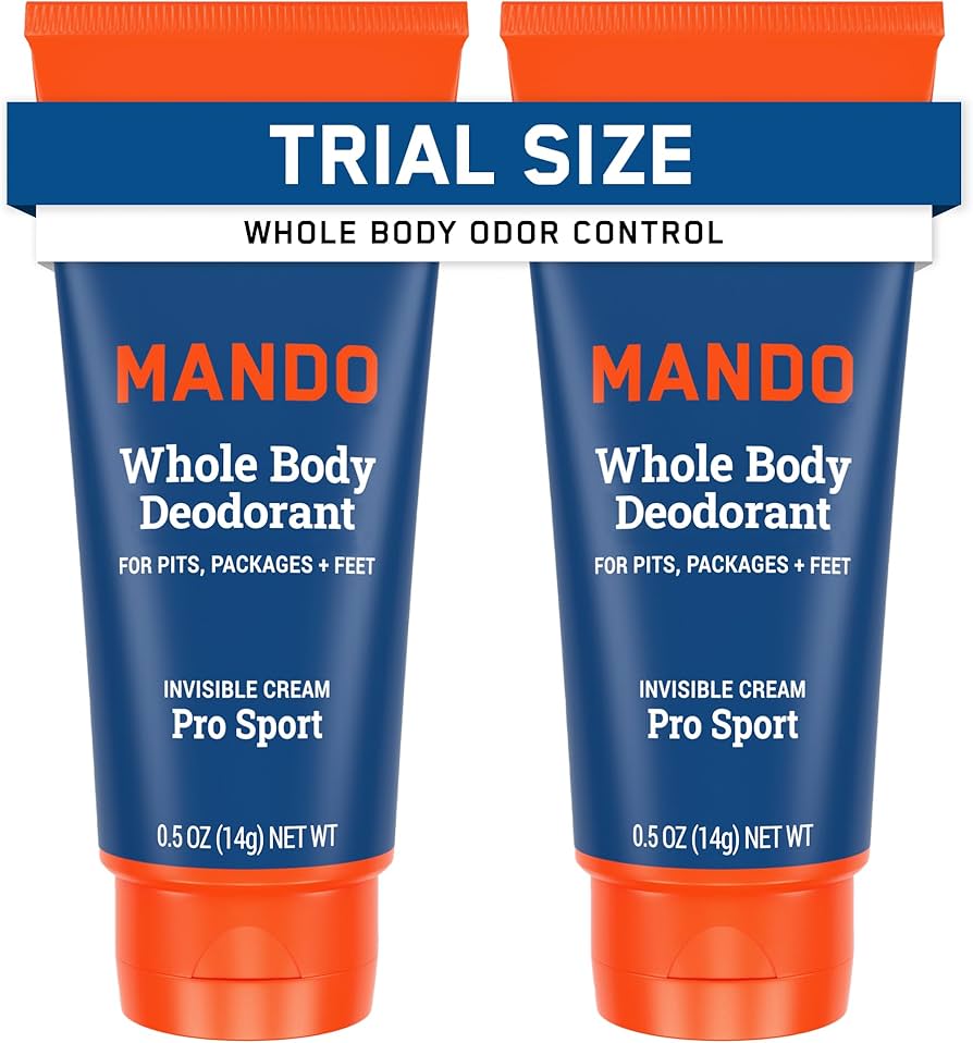 Amazon.com: Mando Whole Body Deodorant - Mini Travel Size