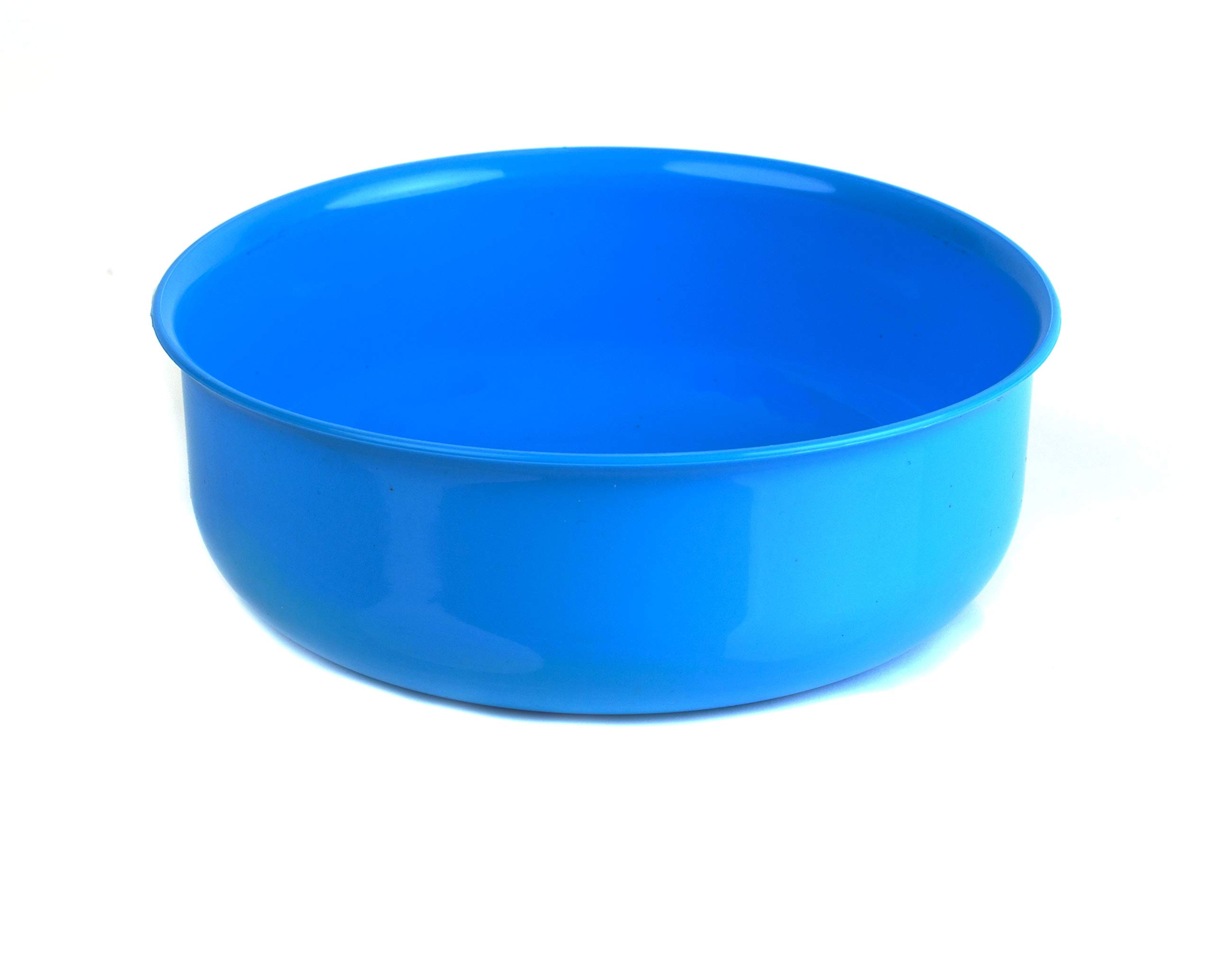 Kimmel 17cm Blue Light Blue Plastic Reusable Shatterproof Cereal Bowl