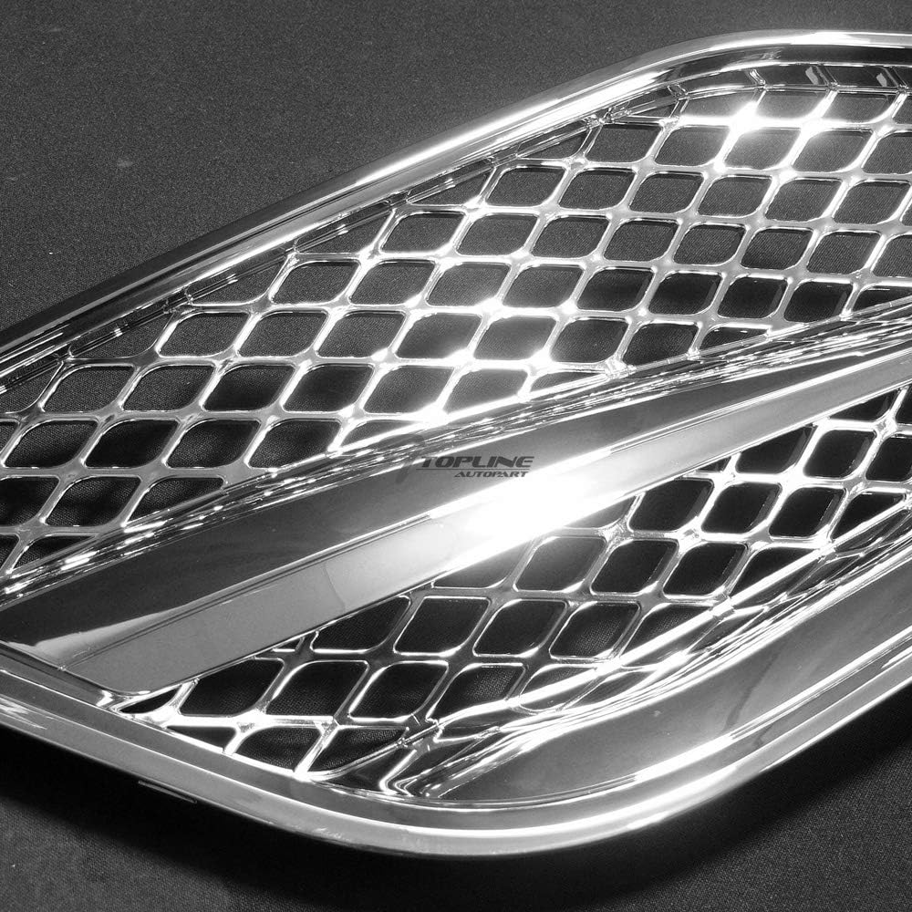 7422438671639 Compatible With 2010-2011 Toyota Camry Chrome Mesh Front Bumper Grill Grille