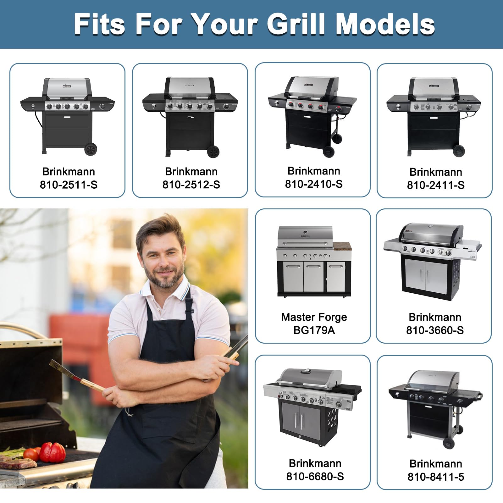 Small Gas Grills Grill Replacement Parts For Brinkmann 810-3821-S