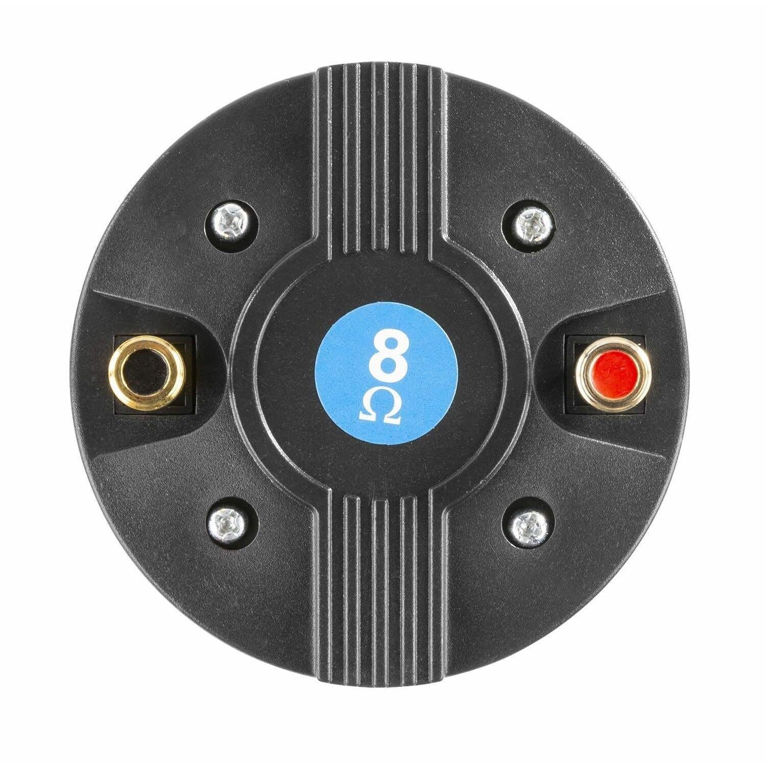 Skytec Moteur à Compression en Titane, 40 Watts, 8 Ohms, Bobine 25mm, Aimant 10 Oz, Connexion Vissée, Sonorisation Professionnelle, Rendement Élevé