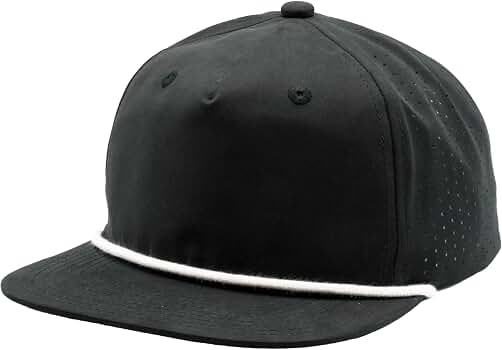 Amazon.com: Premium Golf Perforated Performance Rope Cap - Stylish