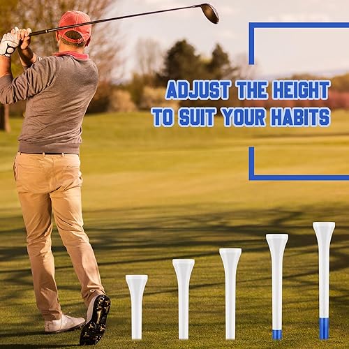 Miniatura 6 de Mudder Paquete de 600 camisetas de golf de madera, camisetas de golf de madera, camisetas de golf a granel para hombres, accesorios para pelotas de