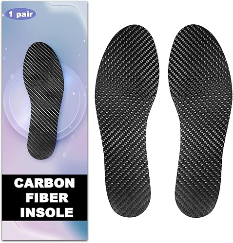 Plantilla de fibra de carbono, 1 par, inserto ortopédico rígido para zapatos de césped, artritis de pies, hallux Rigidus, inserto rígido para