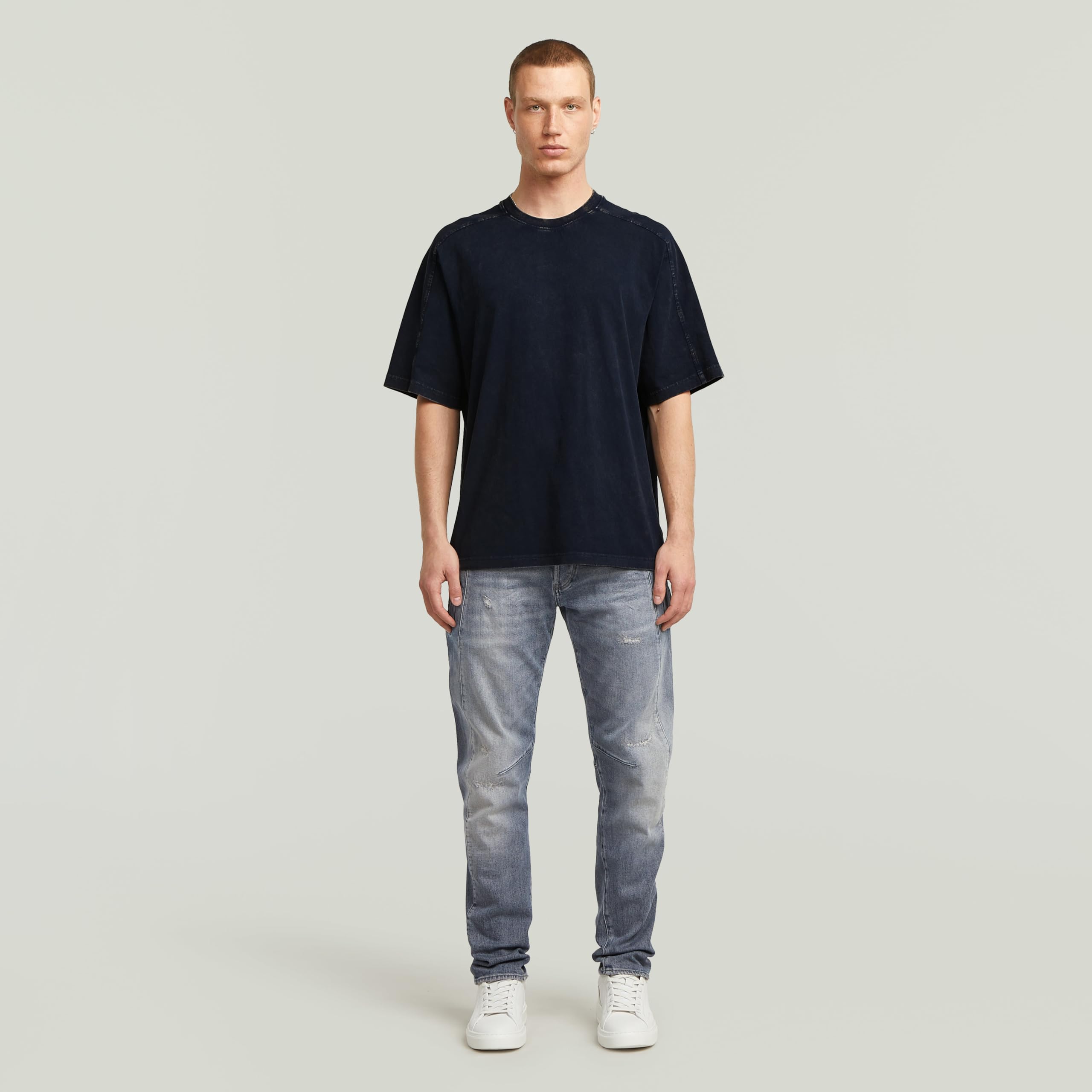 G-Star Washed Boxy R T T-Shirt Uomo