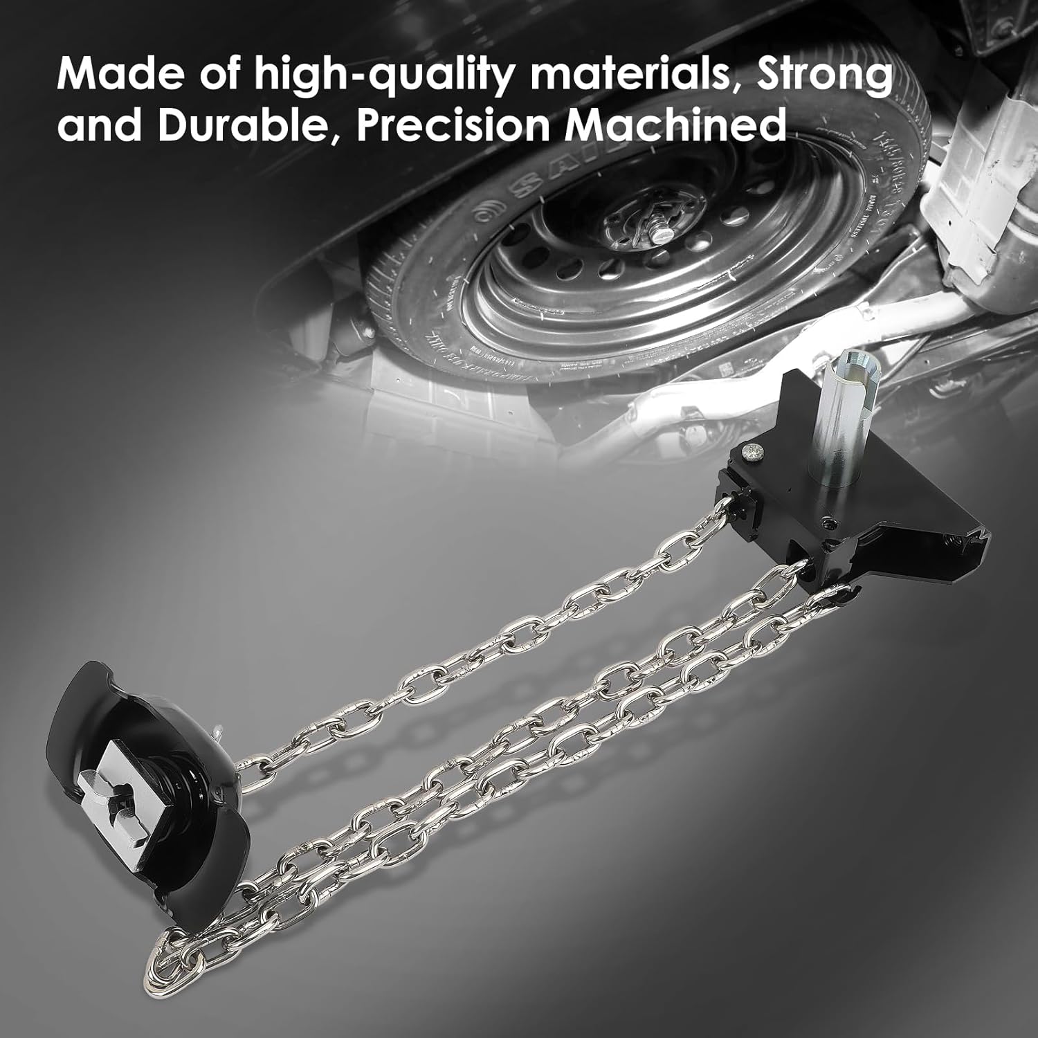 924-540 Spare Tire Hoist Carrier Compatible with Infiniti Qx56 2004-2010, Nissan Armada 2005-2015, Nissan Pathfinder, Nissan Titan, Replaces OE 924-540, 572107S000, 57210ZQ00A, 57210ZQ00B