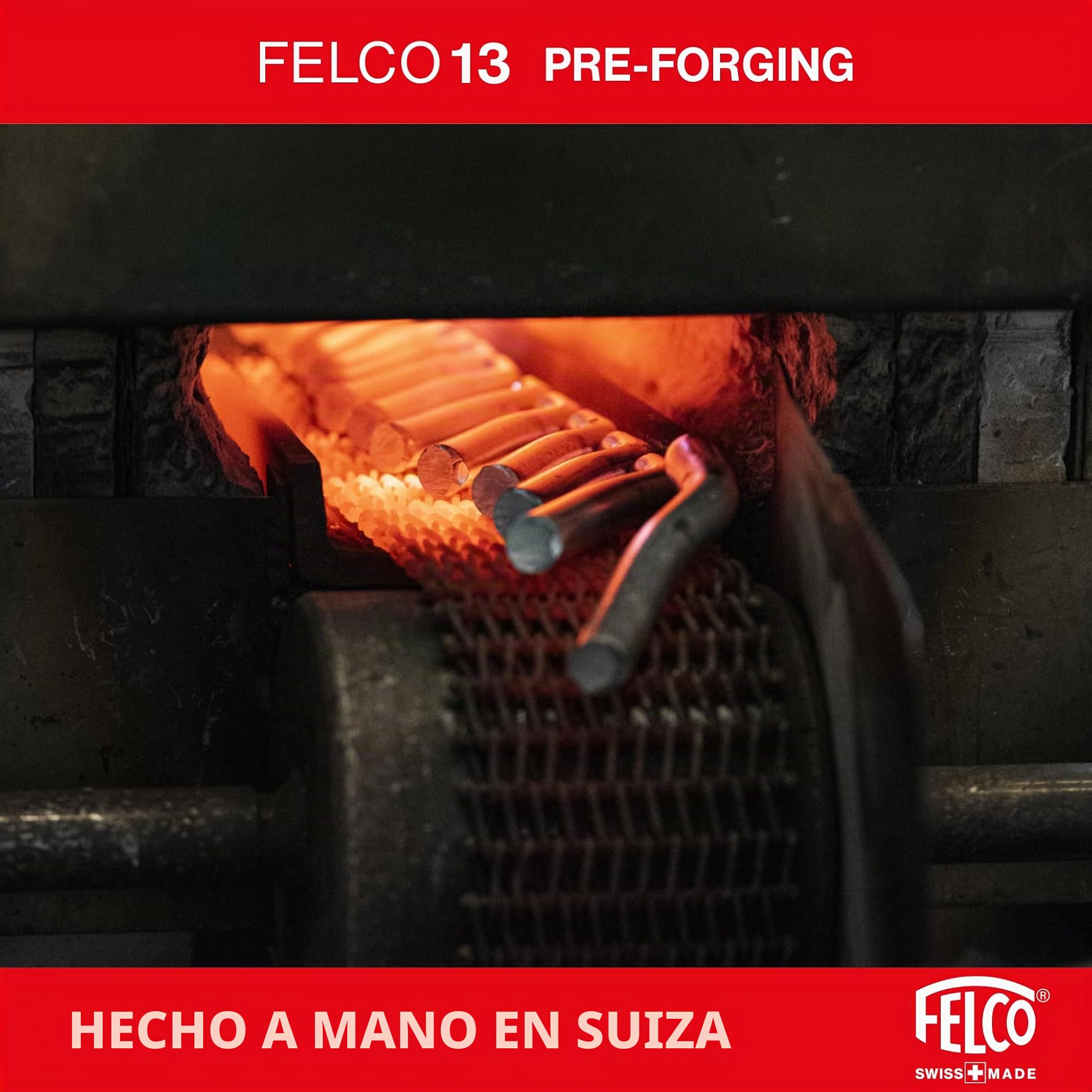 FELCO 13 tijeras de podar para diestros con manos grandes, corte 30 mm | Mango alargado para el agarre a dos manos y más fuerza en ramas gruesas. Aluminio forjado. Swiss Made.