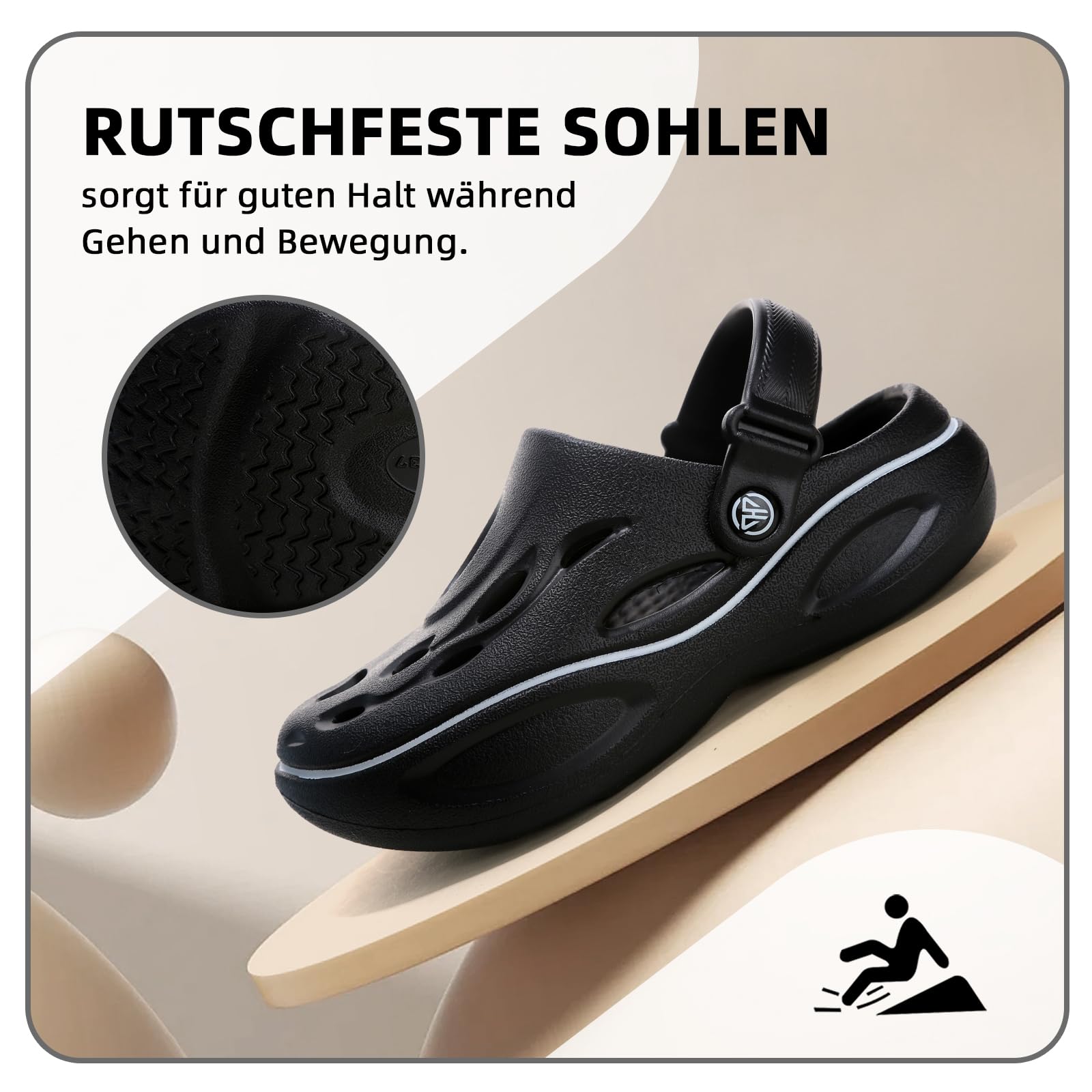 Zoccoli Sanitari Donna, Comfort Traspirante Ciabatte Sanitarie Uomo, Antiskid Sabot Ultra Leggeri Scarpe Infermiere, Estive Scholl Zoccoli Sanitari