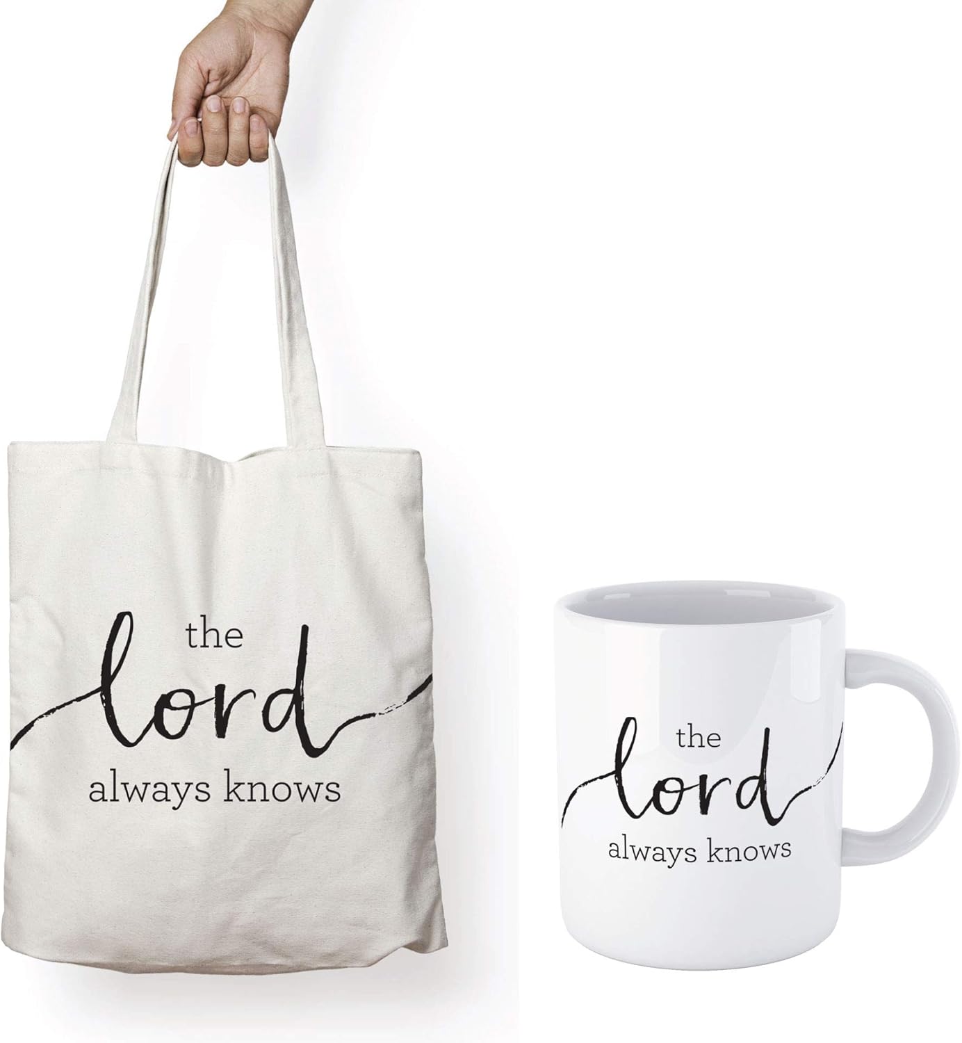 Limited Discount Bible Mug THE LORD ALWAYS KNOWS Christian Inspirational Coffee Tea Mugs are Perfect for Women Men Mom Dad Friend or Teachers Under $15