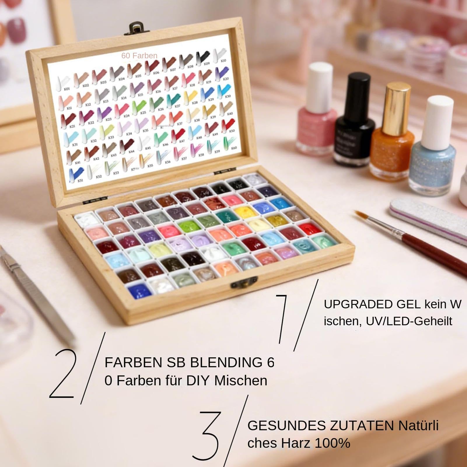 Pat Gels Do Paznokci 60 kolorowy żel do paznokci o wysokim nasyceniu | Gąbkowa Paleta do Paznokci z Pat Żelem dla Kobiet do stemplowania wzorów manicure dla kobiet dziewczyn początkujący