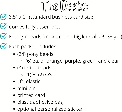 Miniatura 8 de Pulseras de cuentas para niños, Halloween, actividades en el aula, recuerdo de fiesta para niños, kit de manualidades de Halloween, cubo de regalo