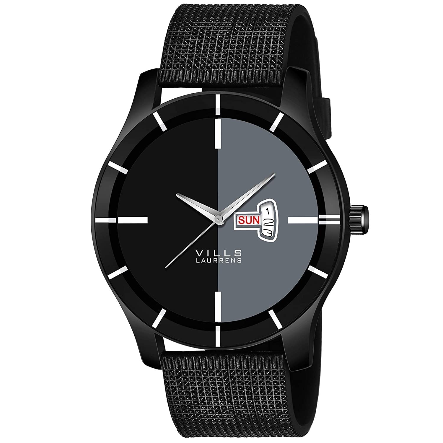 VILLS LAURRENS Analog Black Day and Date Dial Watch for Men and Boys (B08XJGMKZN) Amazon Price History, Amazon Price Tracker