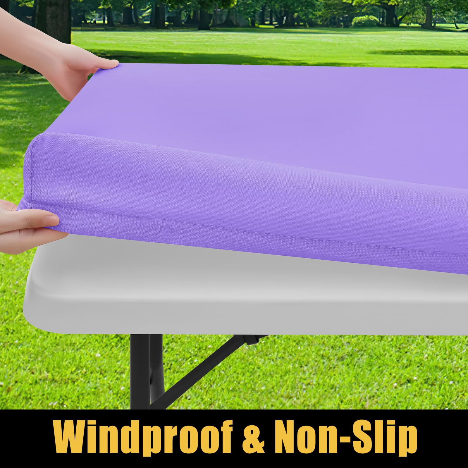 Smiry Nappe De Pique-nique Rectangulaire, élastique Imperméable Et