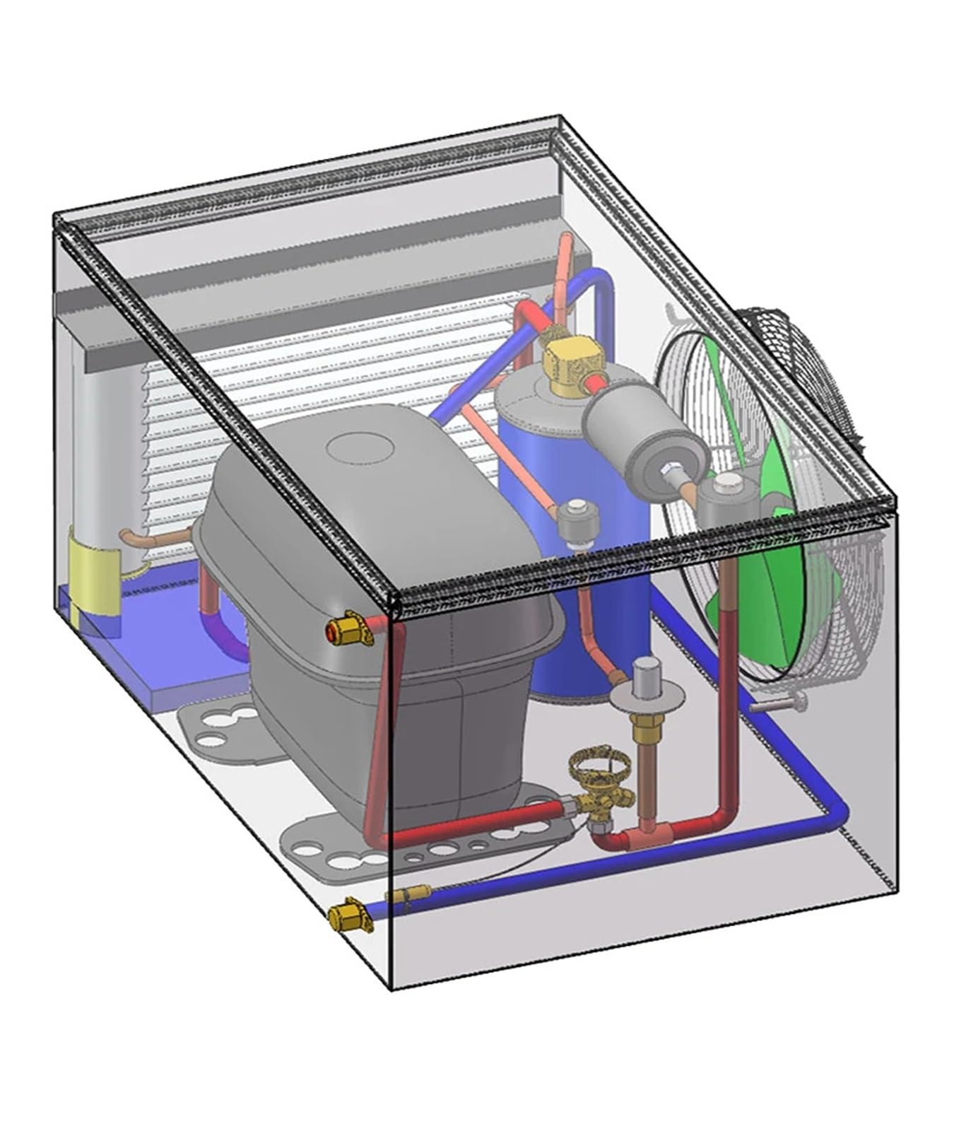 Genérico Los filtros secadores de 16 pulgadas cúbicas con conexión 1/4" son una excelente opción for sistemas refrigeración transporte, como contenedores refrigerados, etc Piezas de electrodomésticos