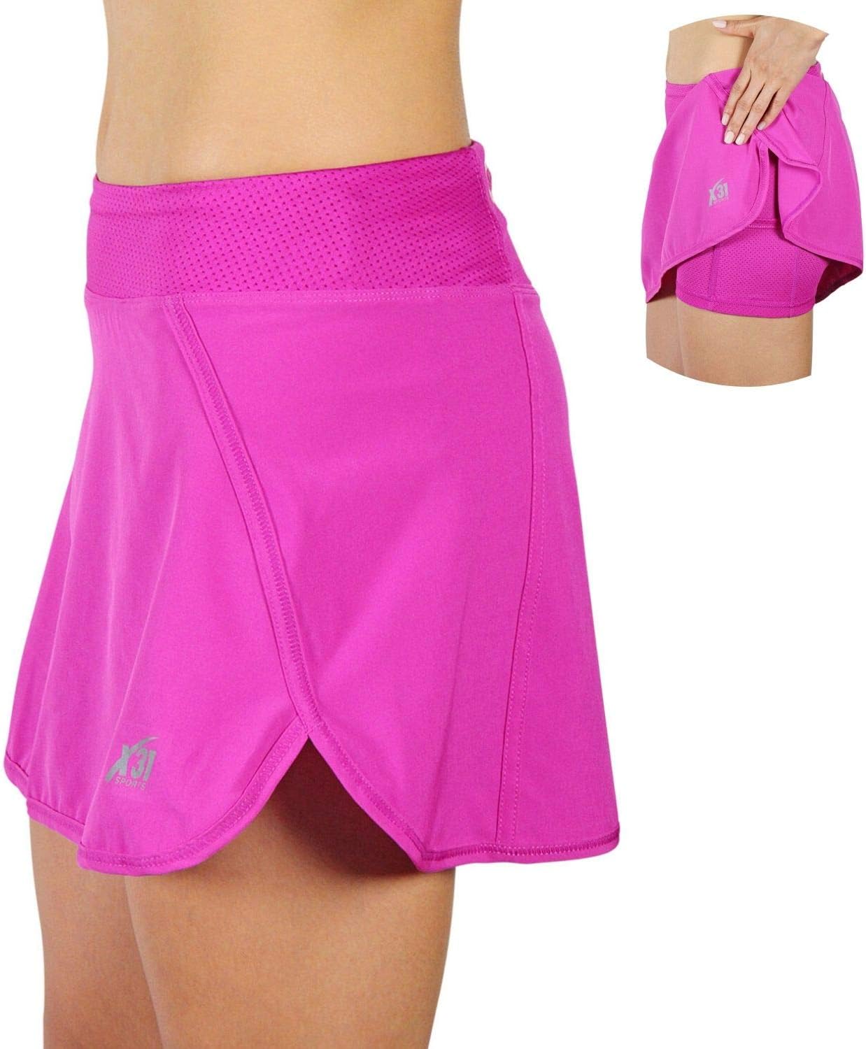 Running Skirt Tennis Skort with Shorts and Pockets