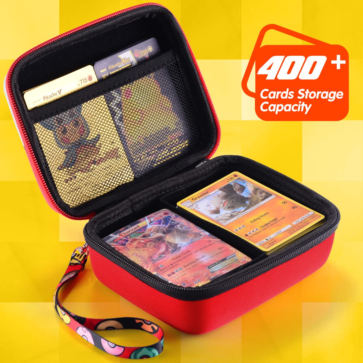 Album De Collection Pour Cartes - 50 Pages, 400 à 900 Cartes, Cuir PU Imperméable, Fermeture Zip - 3