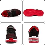 Kids Sneakers Boys Girls Cushion Athletic Running Shoes Lightweight Breathable Walking Sports Tennis Shoes