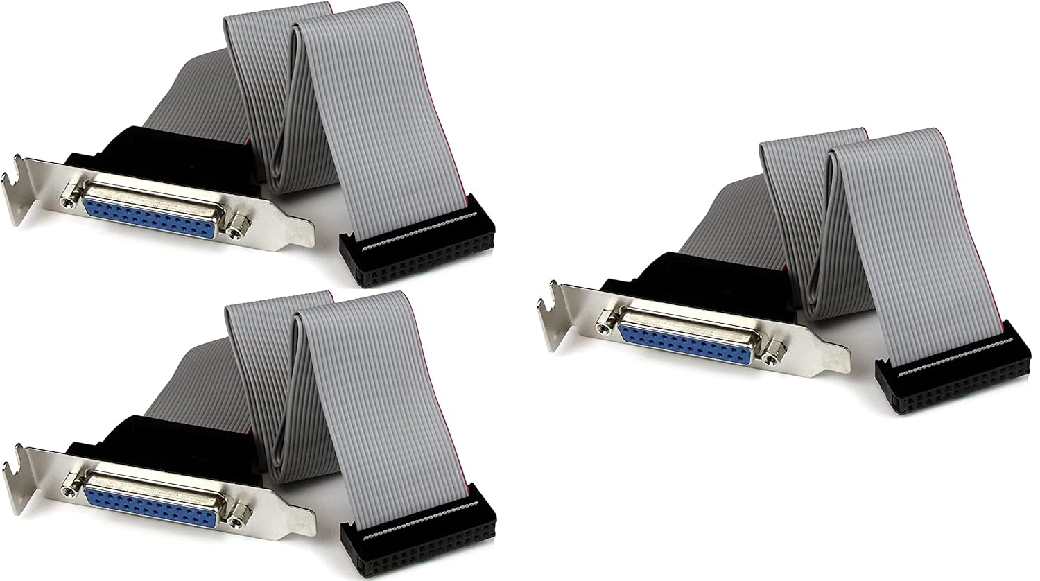 AdzMozi® IDC 26 / DB25 Motherboard Parallel Port Connector Cable (Pack