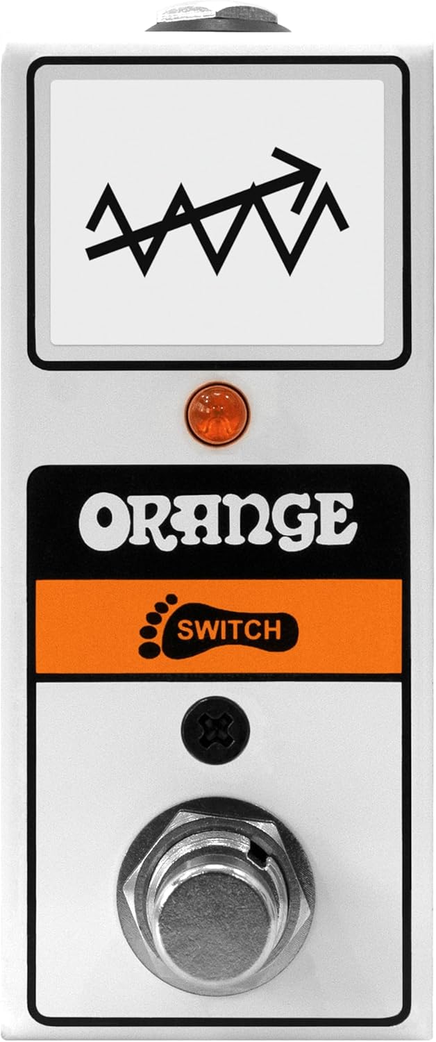 Orange Single Button Mini Footswitch