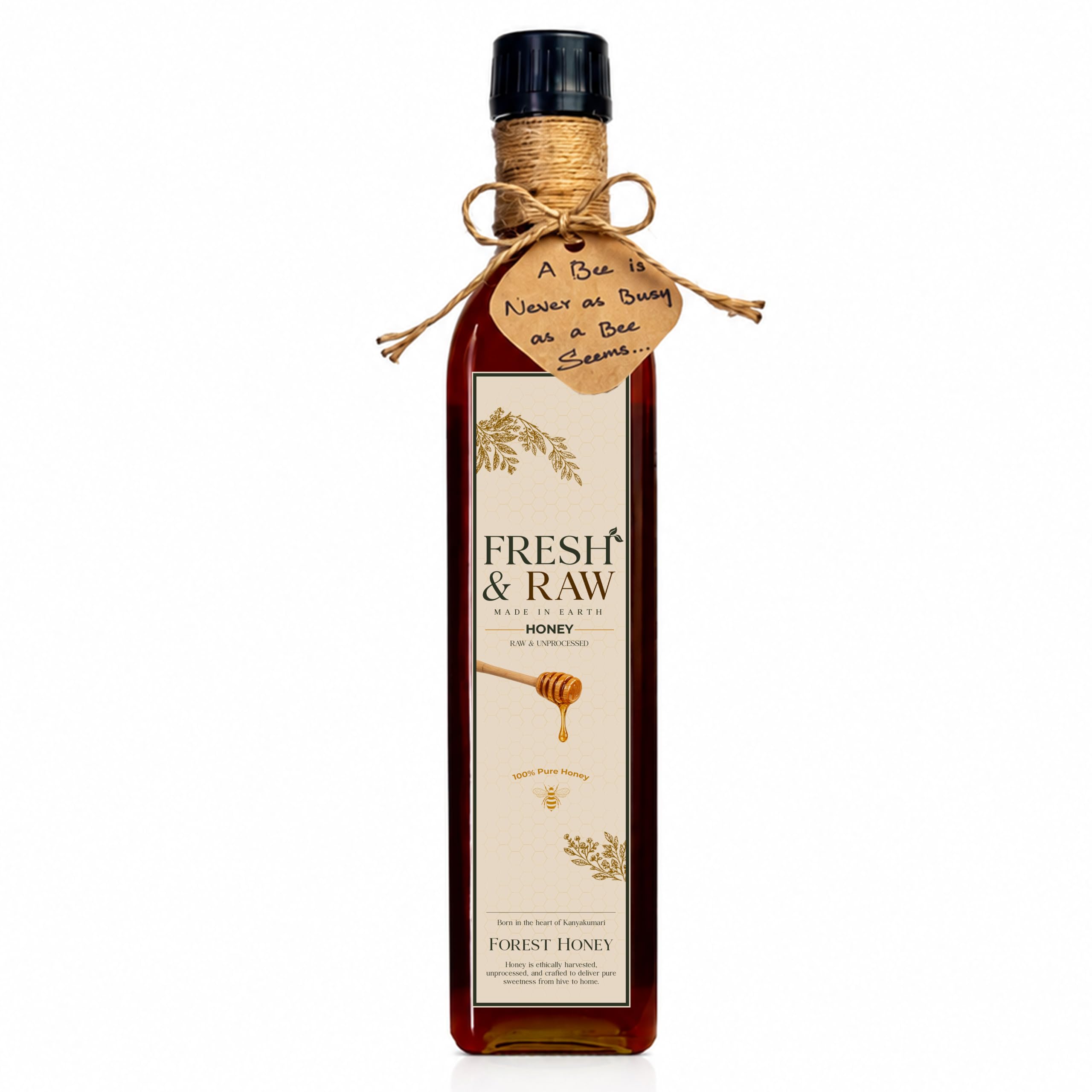 Fresh & Raw | Fresh & Raw Pure Natural Wild Forest Honey - 1 kg | Unfiltered,Unpasteurized Organic Honey Rich in Antioxidants & Minerals-image-43
