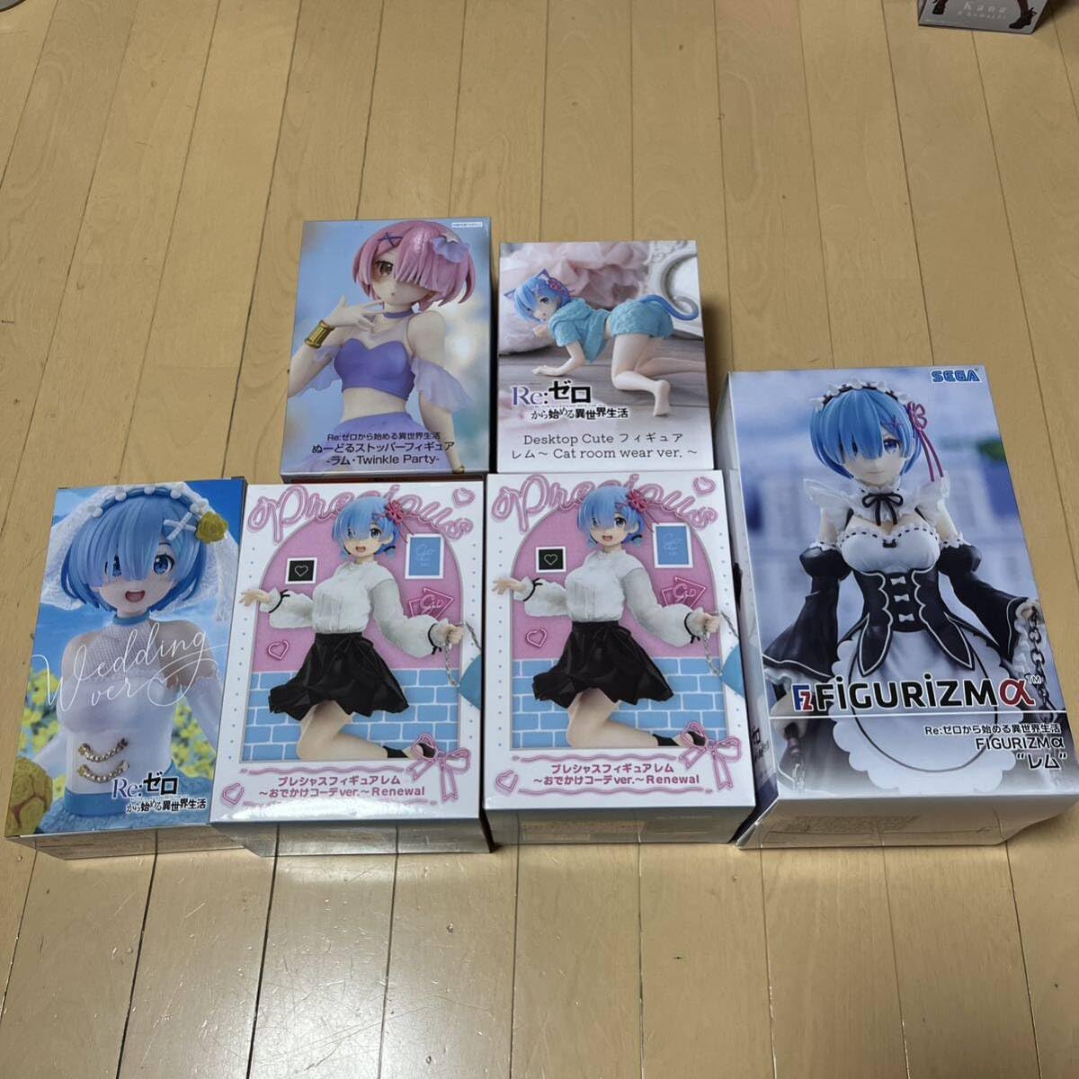 リゼロ レム　ラム カードキャプターさくら等 人気プライズフィギュア　6点セット Amazon.co.jp: リゼロ レムラム プライズフィギュア 6体セット : おもちゃ