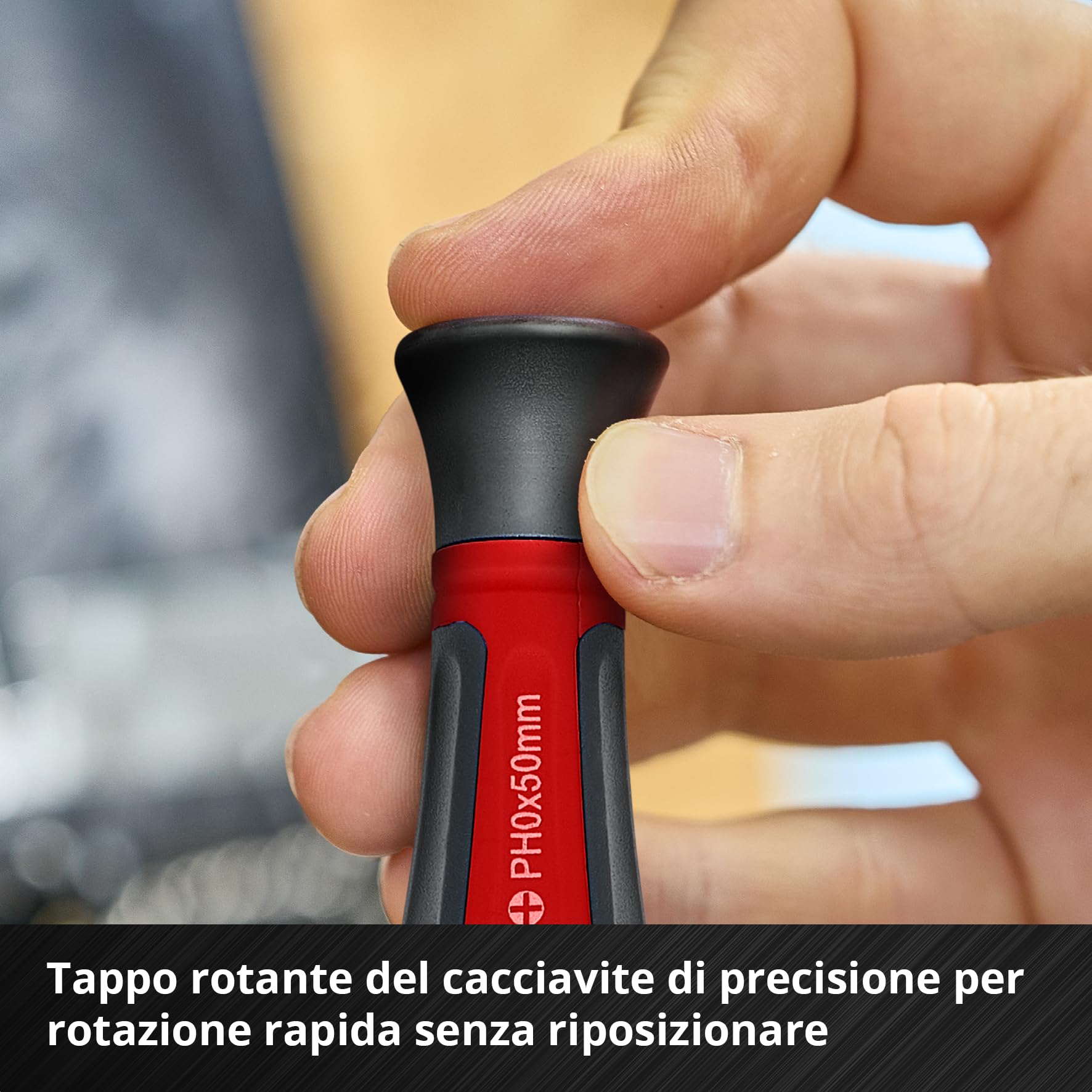 Einhell E-Case inserto portautensili 17 pezzi set di cacciaviti | Cacciaviti per carburatore | meccanica di precisione | calotta di battuta | profilo Torx | acciaio CrV | sistema E-Case