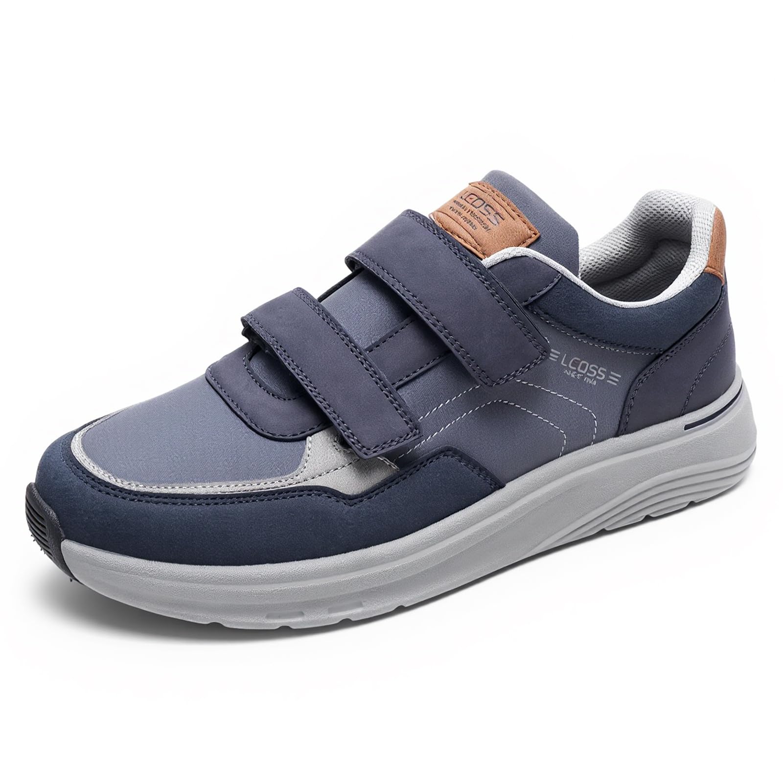 Męskie trampki z zapięciem na rzep amortyzowane buty do biegania lekkie buty sportowe oddychające buty do biegania na ulicę buty