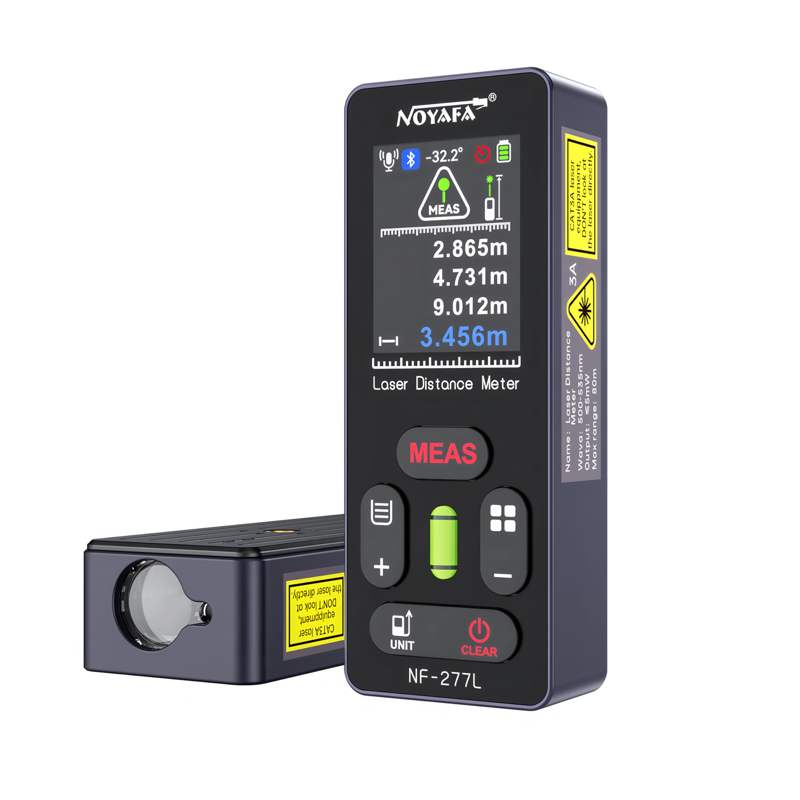 Télémètre laser à lumière verte haute précision 60/100 m laser professionnel avec réticule laser (60 m)