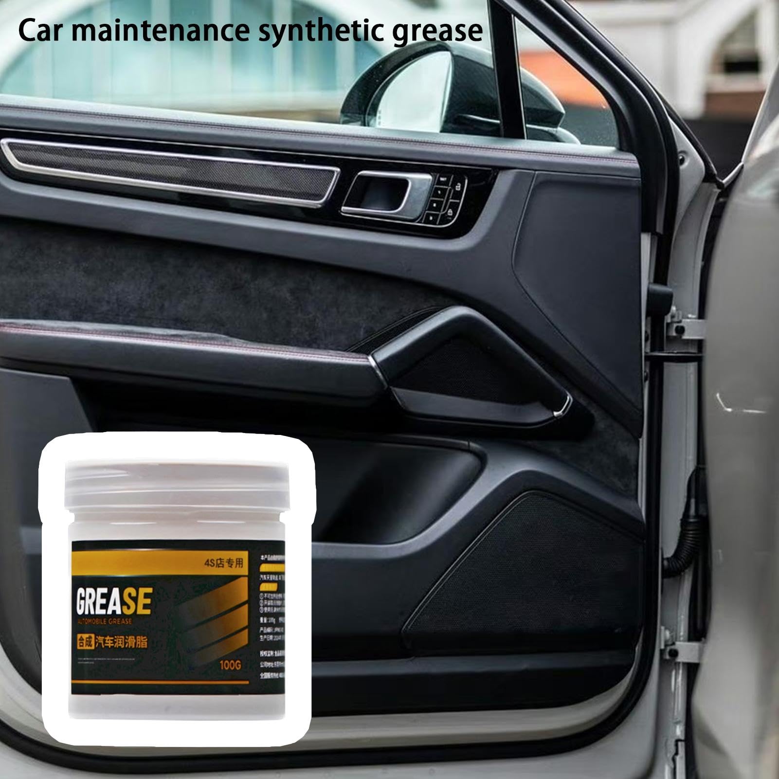 Graisse Automobile Polyvalente HASAIKA – 100 G, Synthétique, Réduit Frottement Et Usure – Pour Pièces Plastique/caoutchouc