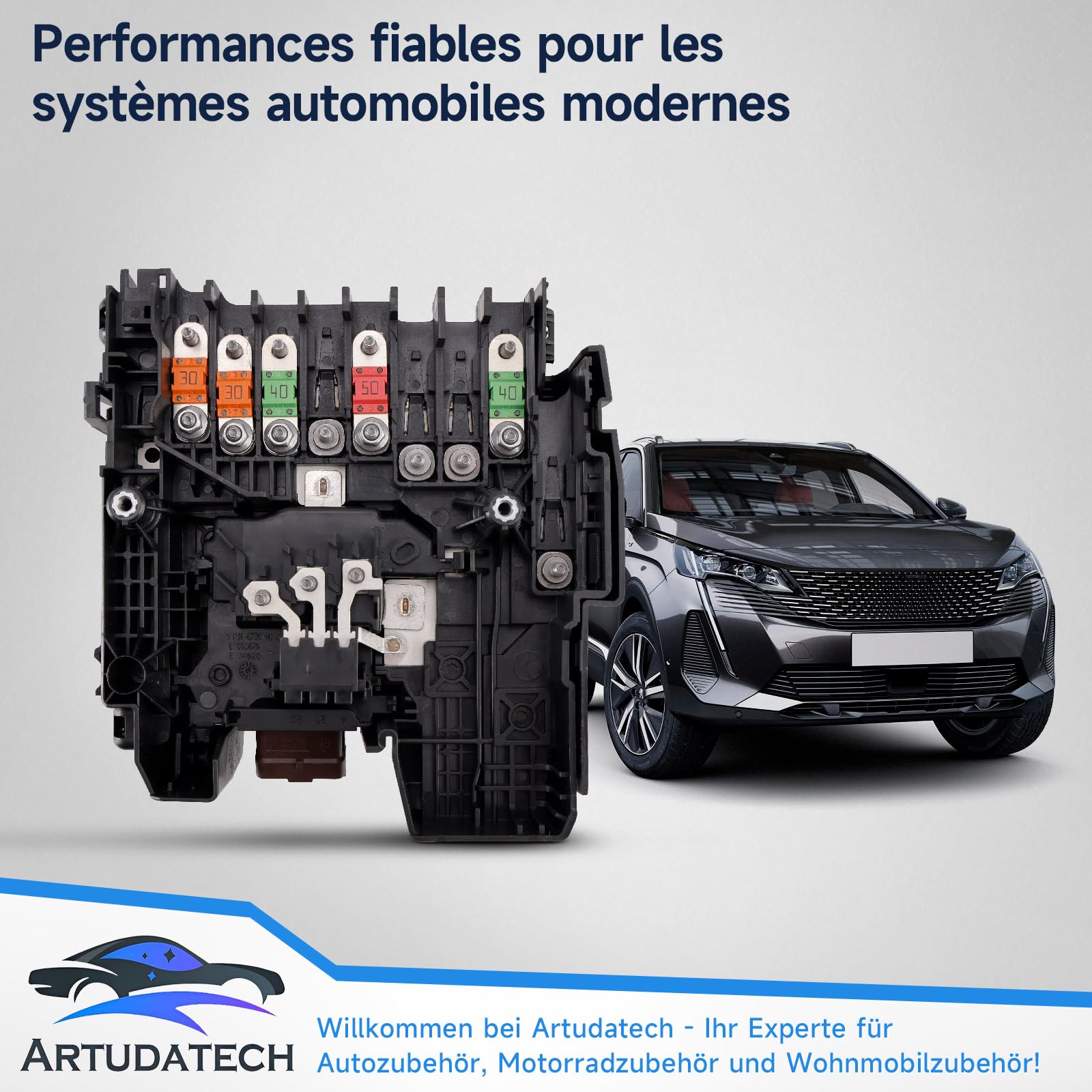 modulo fusibili tensione 9675350380 pezzo di ricambio compatibile con Citroën C4 Picasso compatibile con Peugeot 3008 5008