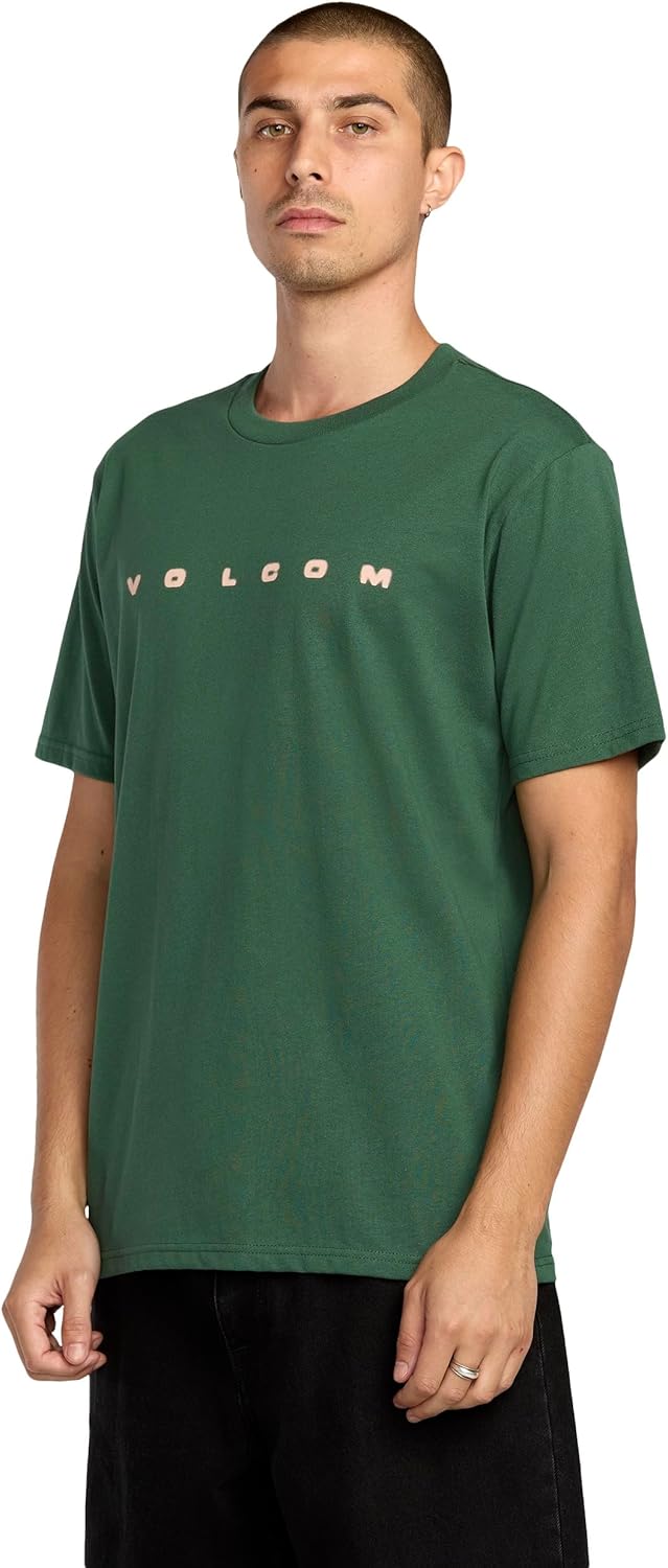 Volcom Men's Crisp Euro Short Sleeve Tee, Vineyard Green, X-Large - Image 2