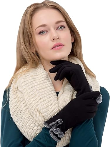 Miniatura 6 de Dimore Winter Gloves for Women with Touch Screen Fingers Warm Thick Texting