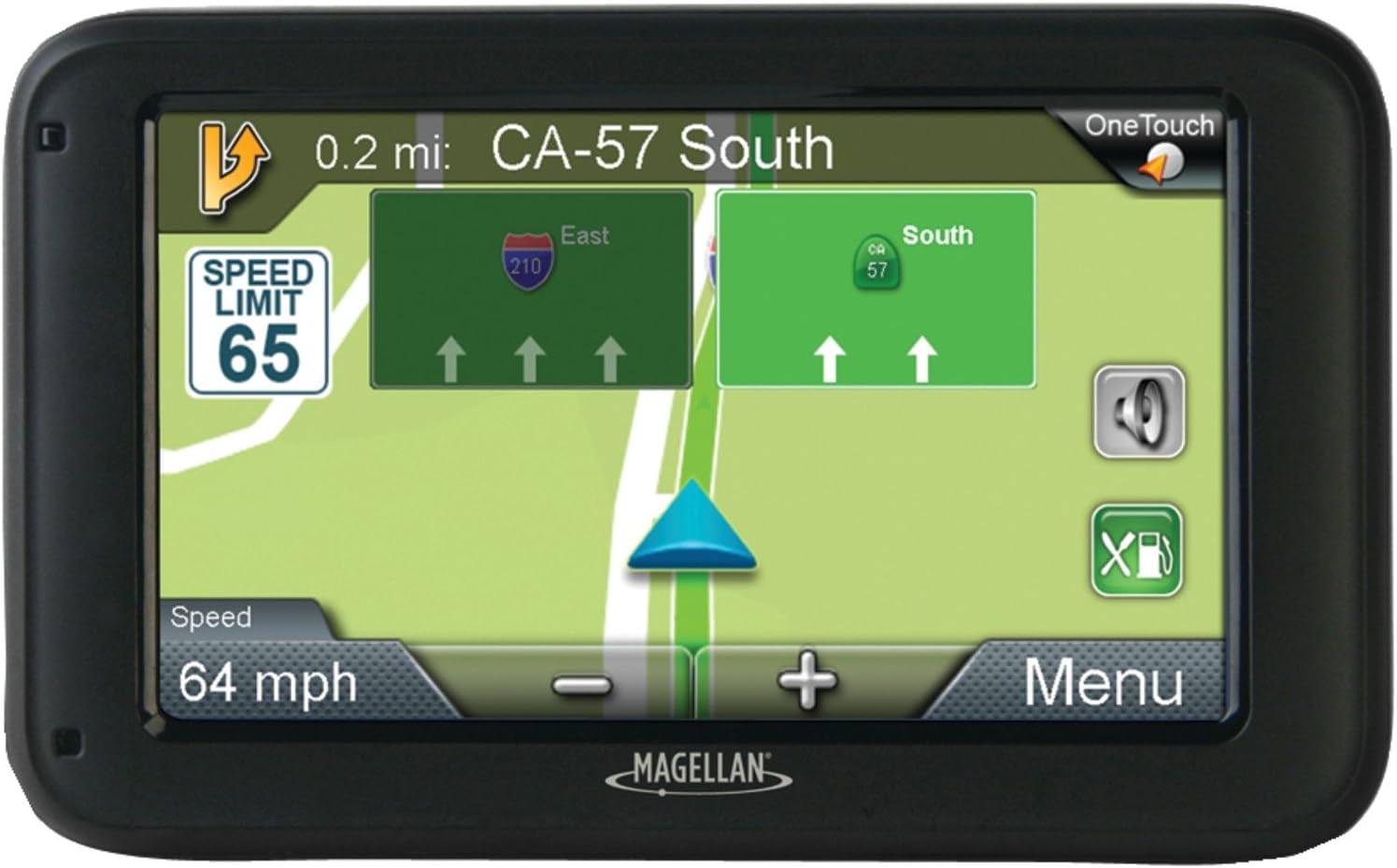Magellan RoadMate 2210SGXUC GPS Navigator 4.3" Touch Screen and Traffic Camera Alerts