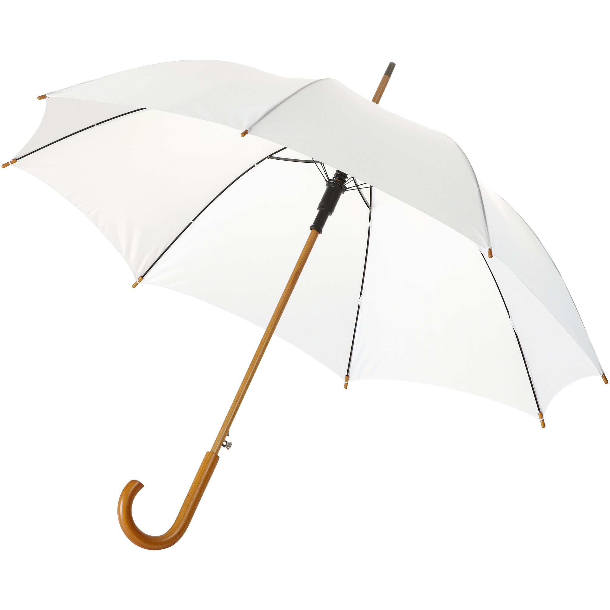 Bullet 23in Automatic Classic Umbrella - White