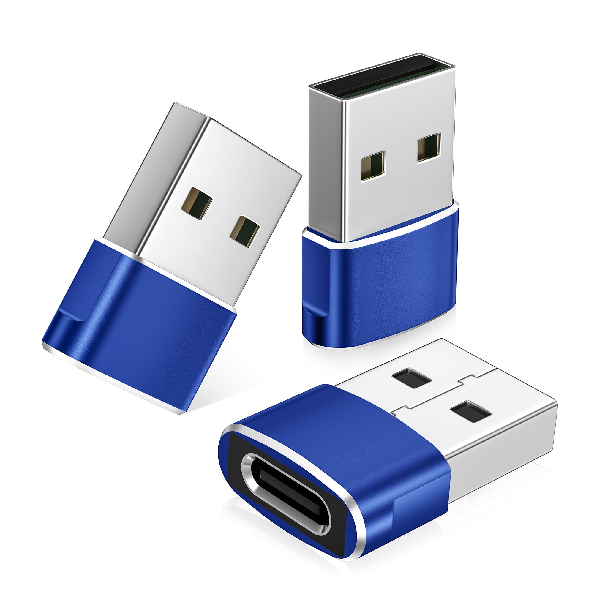 Basesailor USB to USBC Adapter,Type C Female to USBA Male Charger Connector