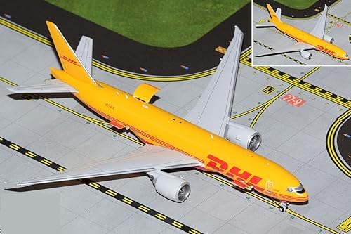 GeminiJets Serie interactiva GJDHL2143 DHL Boeing 777F N774CK escala 1400