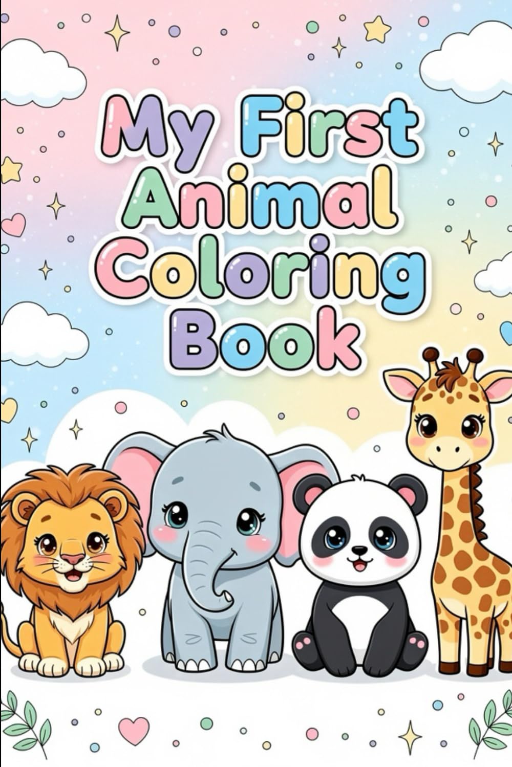 Cute Baby Animals Coloring Book for Kids | 24 Pages