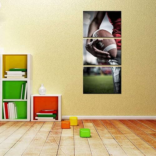 Miniatura 6 de gold mi Póster deportivo moderno de fútbol americano para sala de estar, decoración de pared de sala de estar, cuadro grande de rugby, decoración