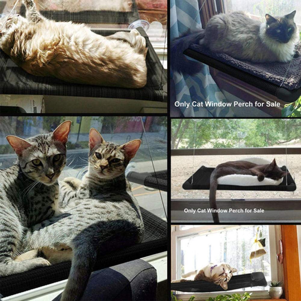 Katzenhängematte Cats Hammock Window Barsch Wandmontage Abnehmbarer Waschbarer Hängender Nest Ruhesitz Mit Absaugung 1 Satz