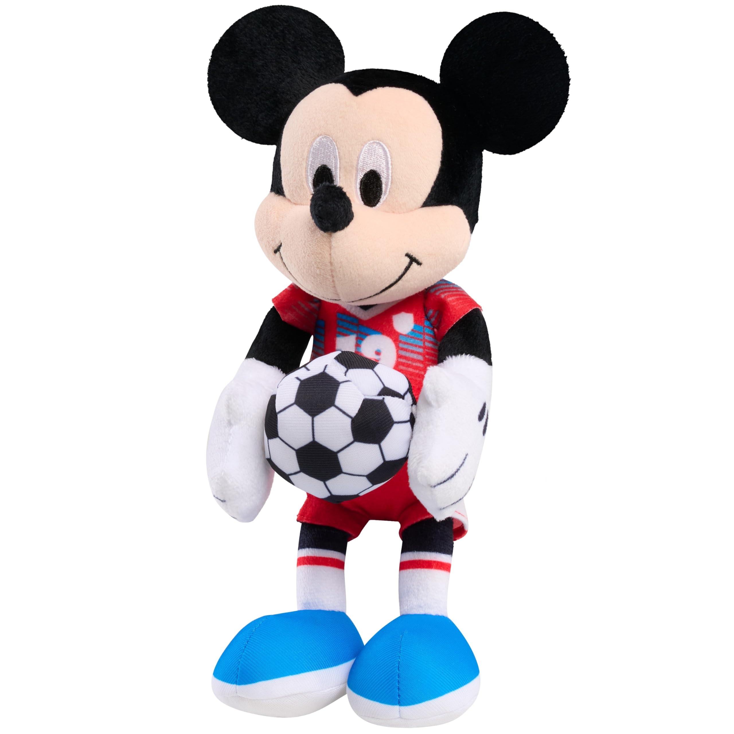 Disney Mickey Mouse - Peluche a forma di calcio, per bambini dai 2 anni in su