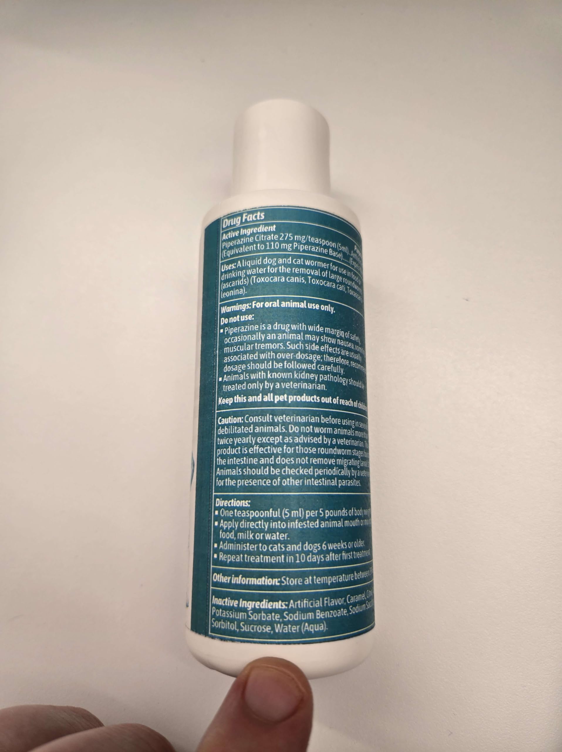 Dog and Cat Wormer Liquid - 4 oz Stop the Worms for Small Dogs, Puppies and Kittens — view 4