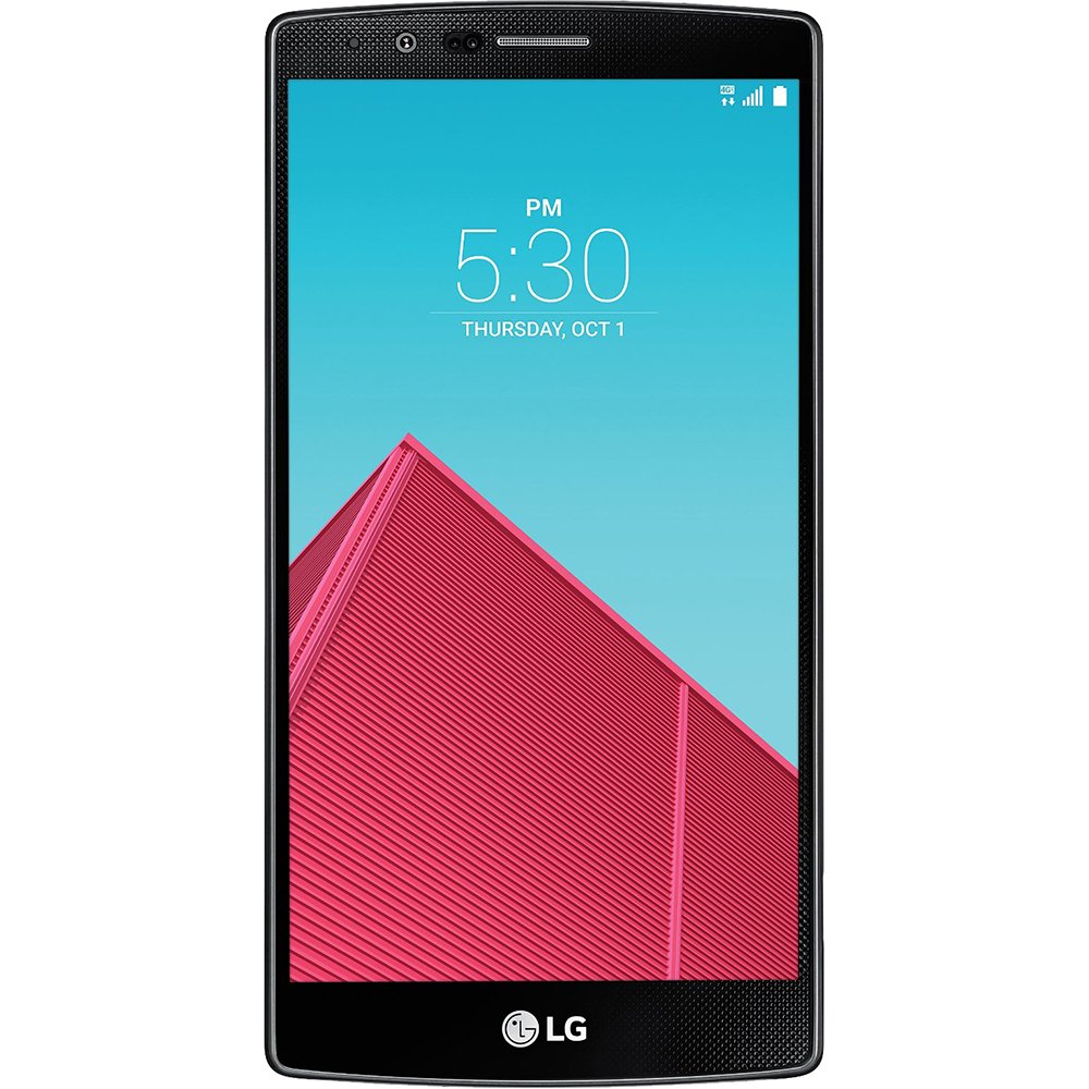 LG G4 Unlocked Smartphone with 32GB Internal Memory, 16 MP Camera and 5.5-Inch IPS Quantum Display for GSM and CDMA, US Warranty (Black Leather)