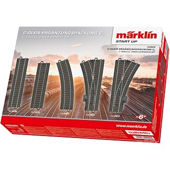 M&auml;rklin Start up 24902 &ndash; C Track Supplement Pack C2, Model Railway Track H0