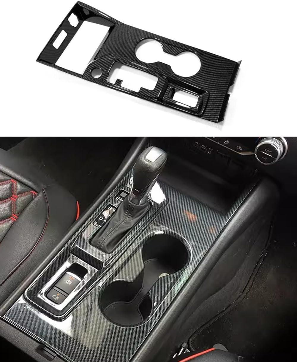 Car Accessories Fit for Nissan Altima 2019-2023 ABS Interior Center Console Gear Shift Panel Cover Trim 1PC Set （Carbon Fiber）