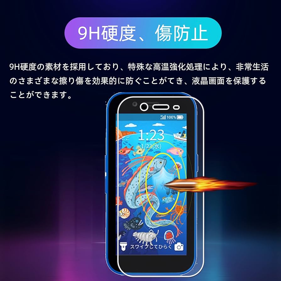 Amazon.co.jp: 【1枚セットSoftBank キッズフォン3 ガラス