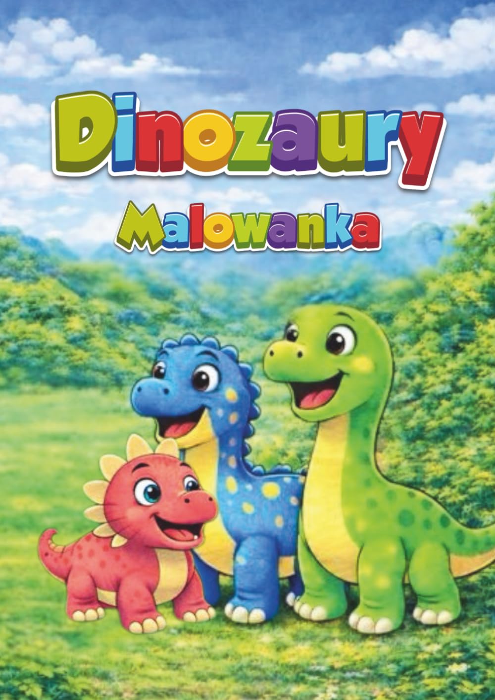 Dinozaury – malowanka dla dzieci 2–5 lat