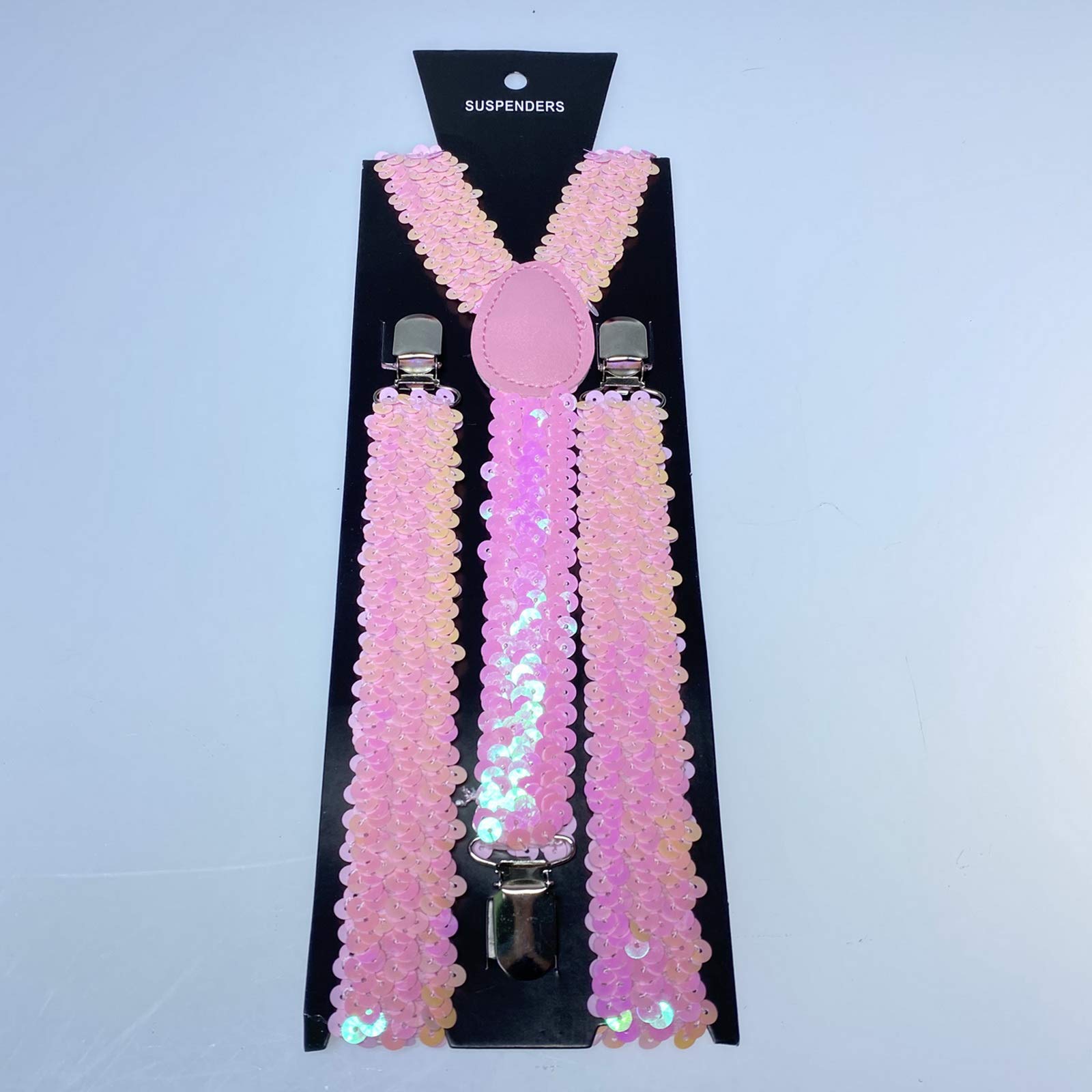 Tirantes elásticos anchos ajustables en forma de Y con 3 clips fuertes, para mujer, niños y niñas.