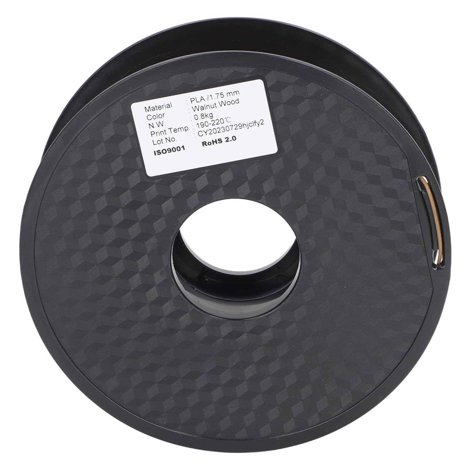 Filament do druku 3D z drewna orzechowego Filament PLA 1,75 mm Premium Materiały eksploatacyjne do drukarek 3D do realistycznych wydruków przypominających drewno Gładkie
