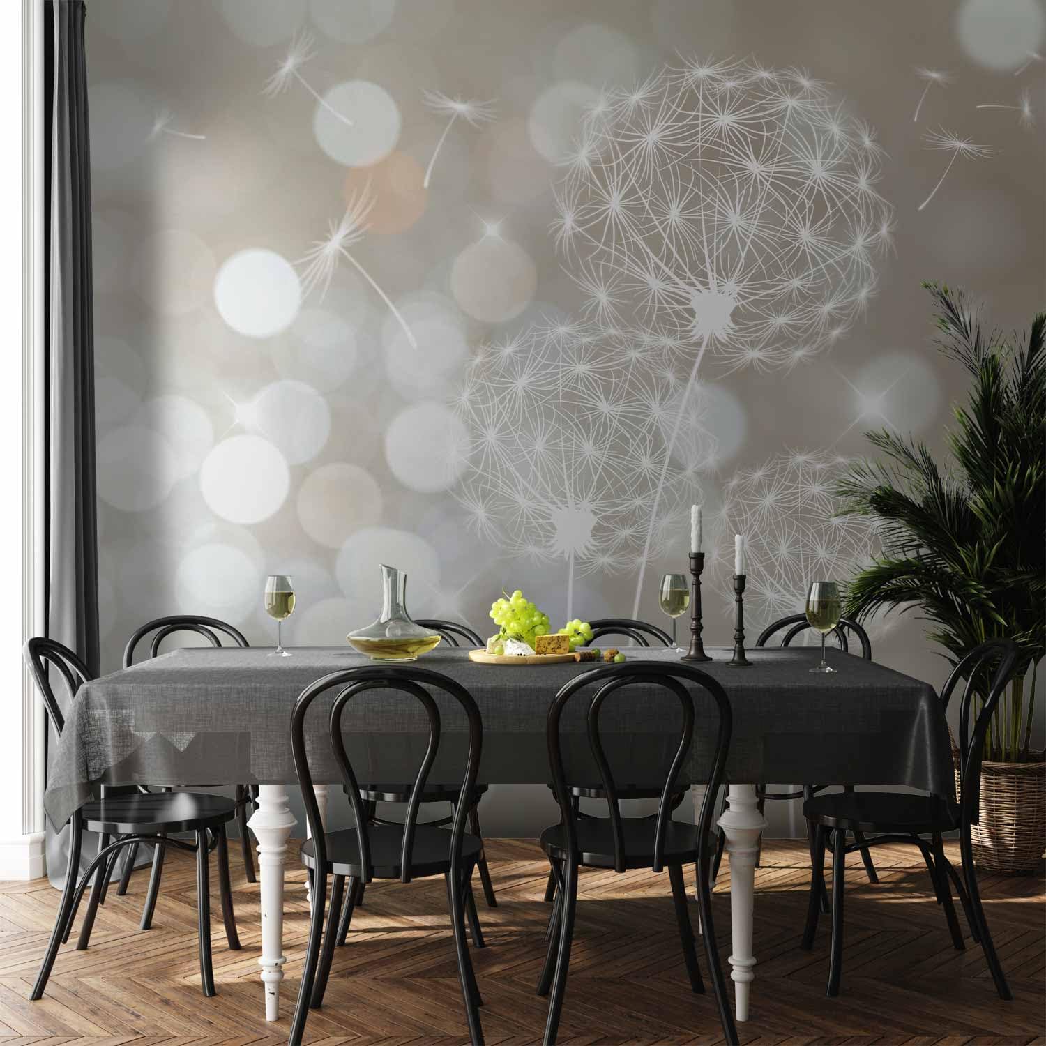 murando - Carta da Parati Moderna Spessa, Dente di Leone, 400x280 cm | Fotomurali in TNT, Spessore Maggiore, Decorazione da Muro XXL, Carte da Parati Moderne, Fiori, Produzione Europea