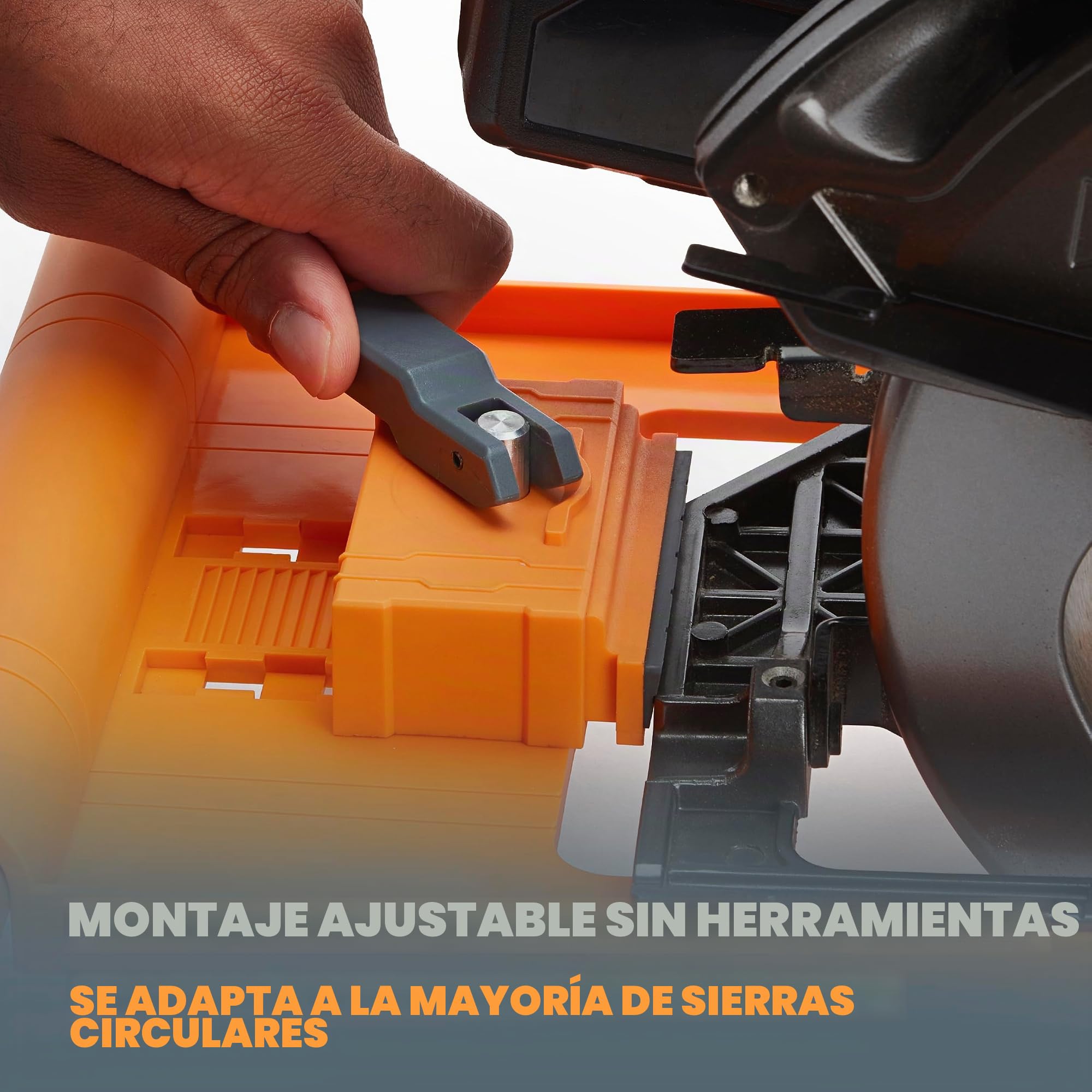 BORA NGX 546250 - Guía de corte de doble riel para sierras circulares
